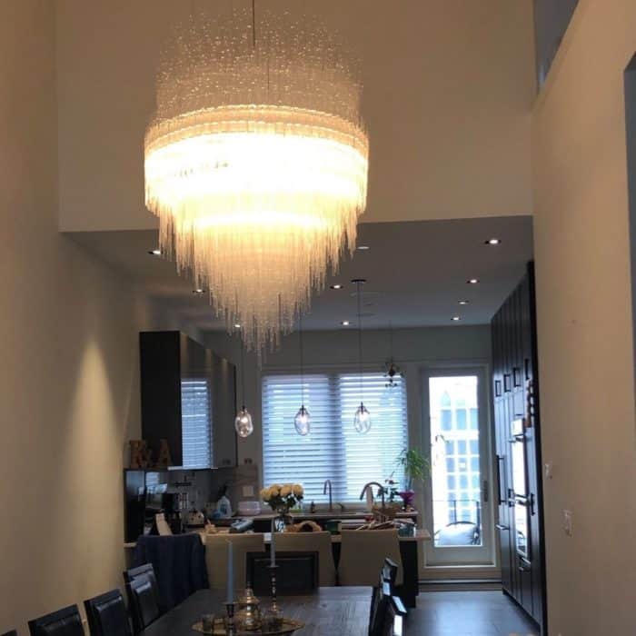 Dining chandelier lighting